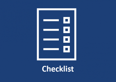 Experience to Improvement Checklist