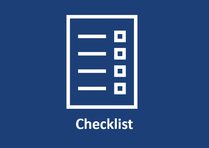 Experience to Improvement Checklist